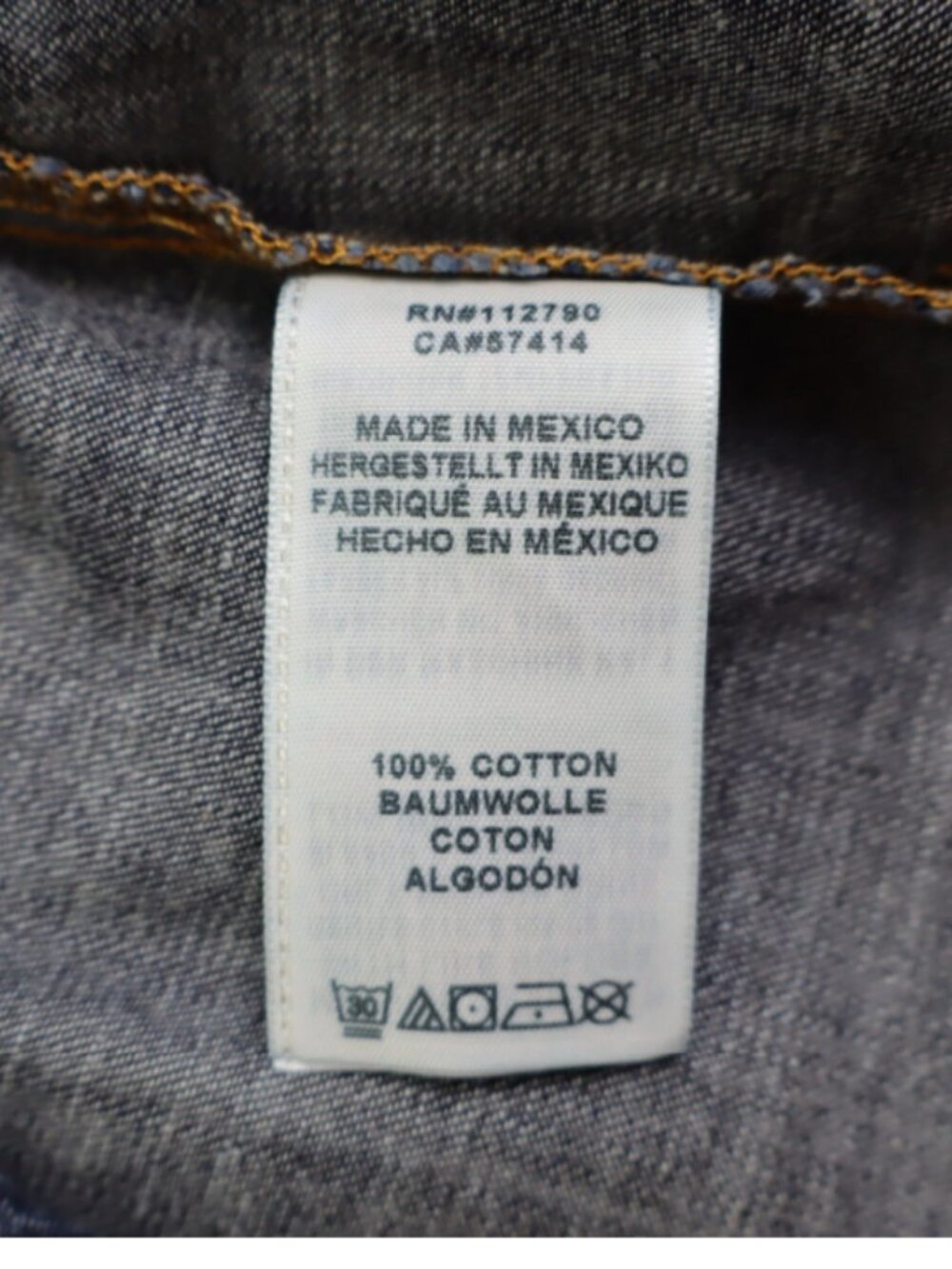 True Religion Denim Western Long Sleeve Men's Shirt XL Cotton New with defect - Picture 10 of 16